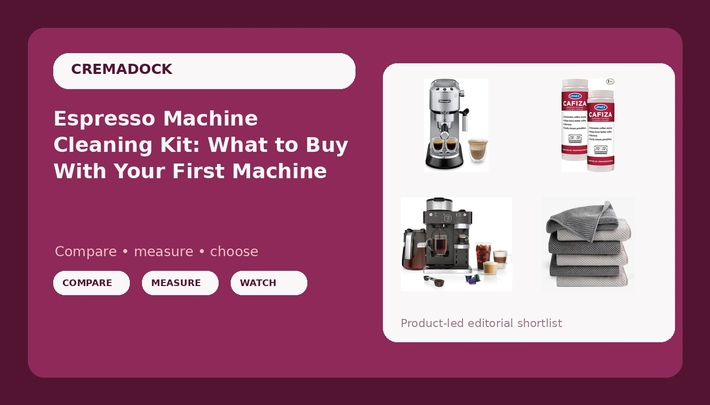 Espresso Machine Cleaning Kit: What to Buy With Your First Machine